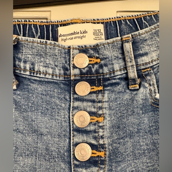 Abercrombie Kids Light Blue High Rise Jeans size 11/12 - Picture 3 of 4